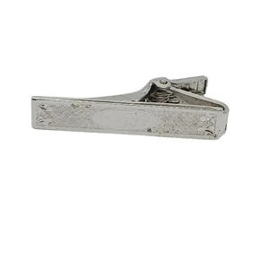 Anson Sterling Silver Textured Tie Bar Vintage Mid Century